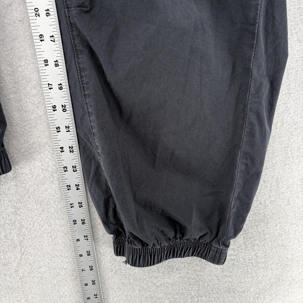 American Eagle Baggy Jogger Cargo Pants Womens 16 Gray Stretch Twill Casual Y2K - Picture 8 of 11